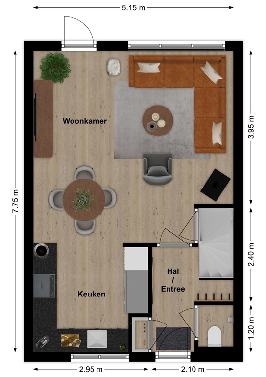 mediumsize floorplan